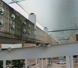 Wood Beam Deterioration - Portland Cafe