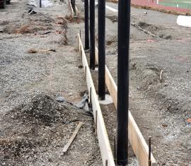 Cast-in-place Fence Footing Design