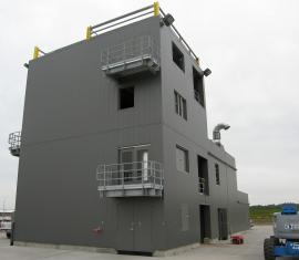 Fire Training Facility with Balconies