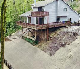 Private Residence Landslide Stabilization, Portland