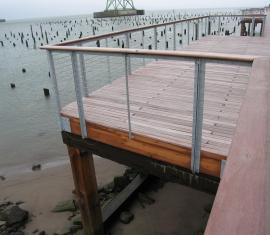 Red Building Pier