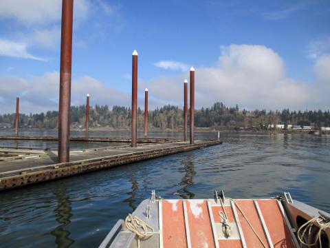 Sandy Beach Doc Repairs, Government Island Structural Engineering for Floating Structures