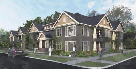 Holladay East Apartments - Architect Rendor Holladay East Apartments - Architect Rendor