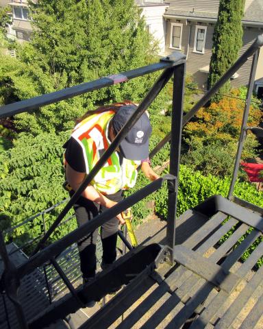 Fire Escape Evaluation - Site Visit - The Sylvia Fire Escape Evaluation - Site Visit - The Sylvia
