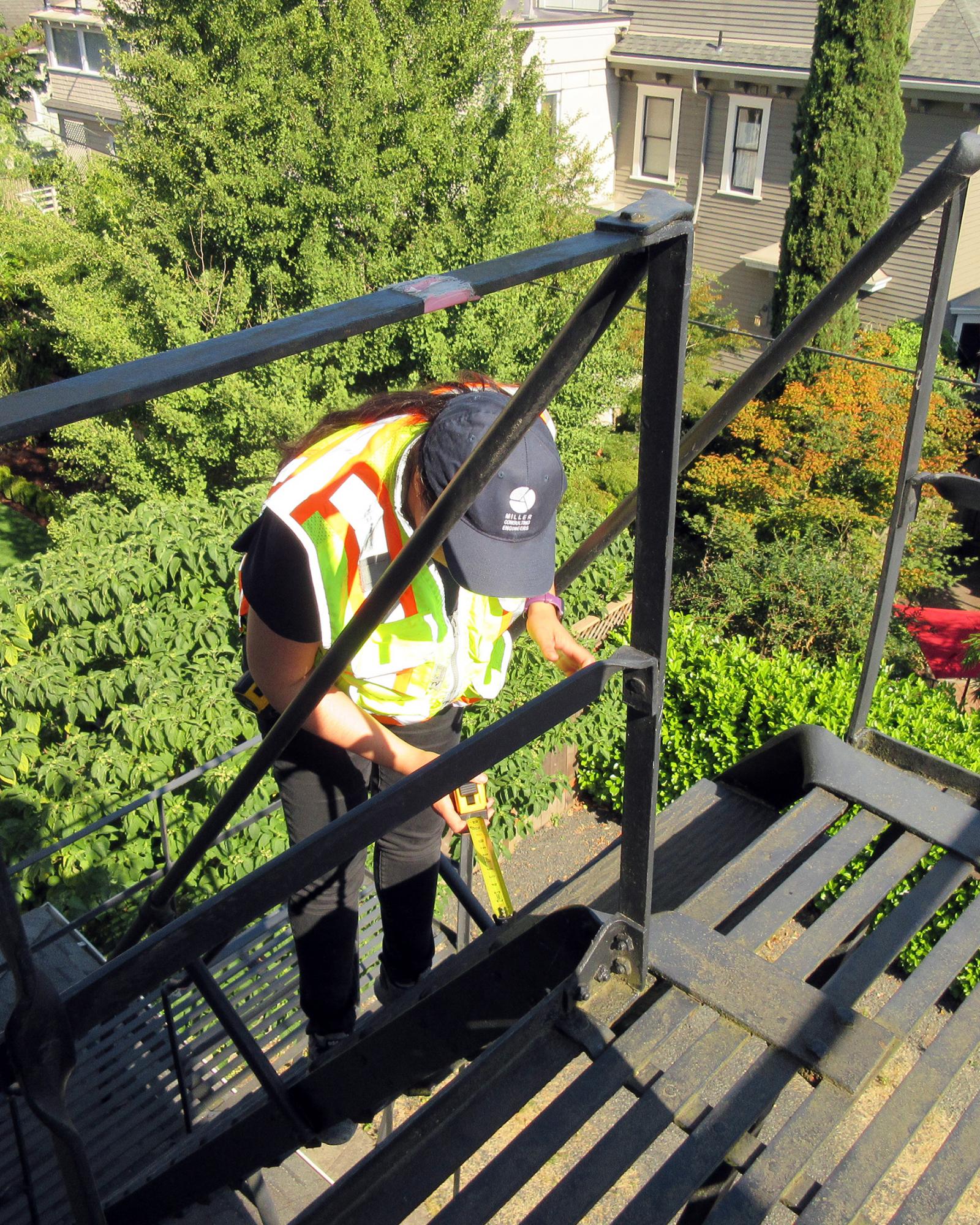 Fire Escape Evaluation - Site Visit - The Sylvia